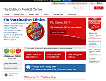 Tablet Screenshot of didsburymedicalcentre.co.uk